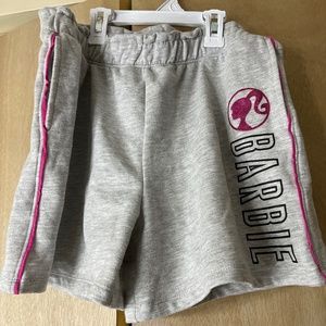 Brand new with tags Girl’s youth barbie sweat shorts